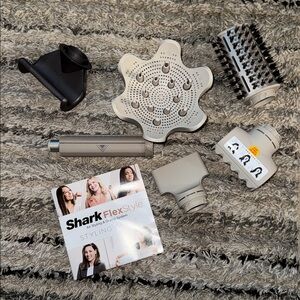 6 NEW Shark FlexStyle Hair Styling Attachments